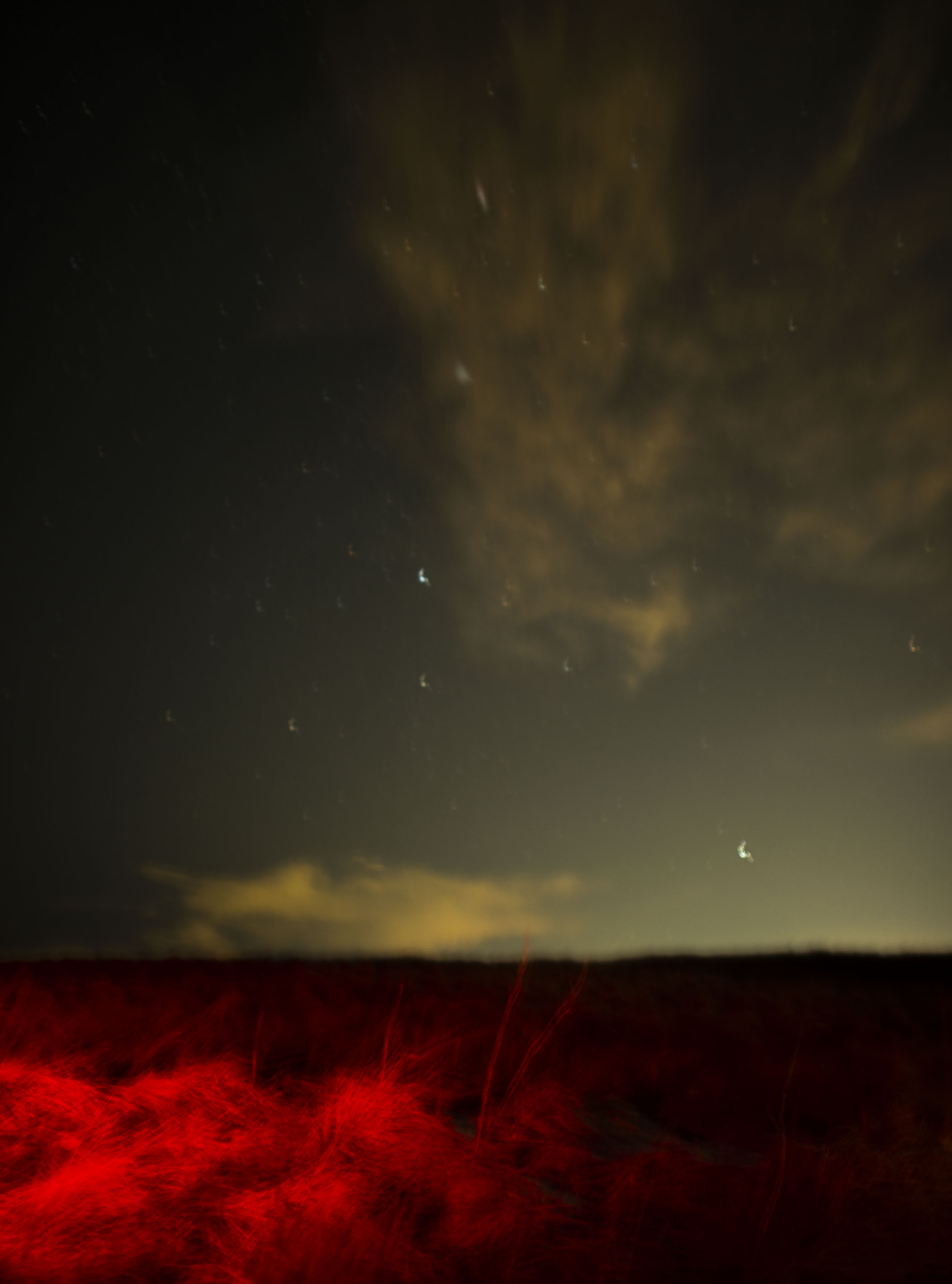 'Dark Skies', Eaglesham Moor, photograph by Alia Mobarik
