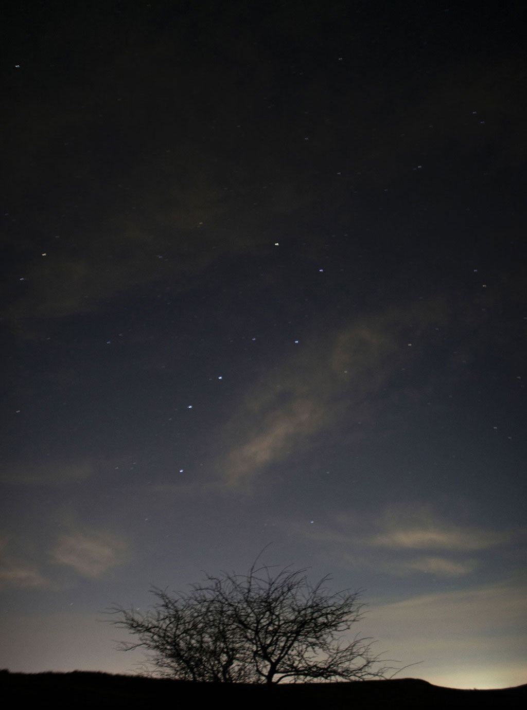 'Dark Skies', Eaglesham Moor, photograph by Alia Mobarik